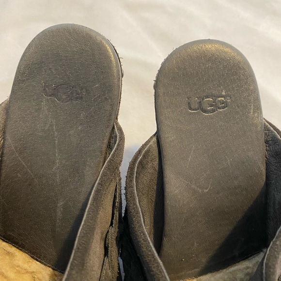 Ugg Kaylee Grey suede clog - Picture 6 of 7